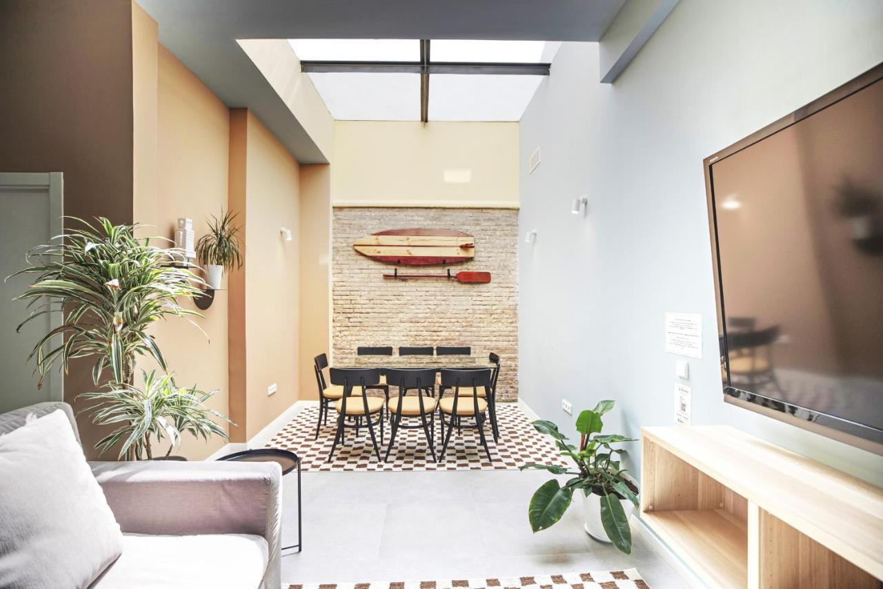 Apartamento 2 Hab En Malvarrosa A Metros De La Playa, Con Terraza Y Zonas Comun 3D 瓦伦西亚 外观 照片