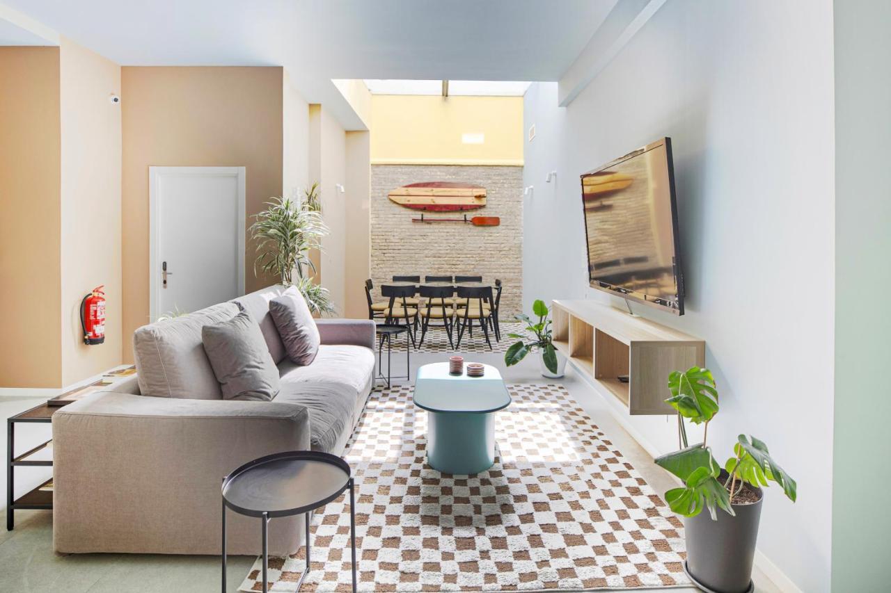 Apartamento 2 Hab En Malvarrosa A Metros De La Playa, Con Terraza Y Zonas Comun 3D 瓦伦西亚 外观 照片